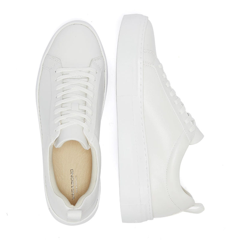 Vagabond Zoe Platform à lacets Baskets blanches pour femmes