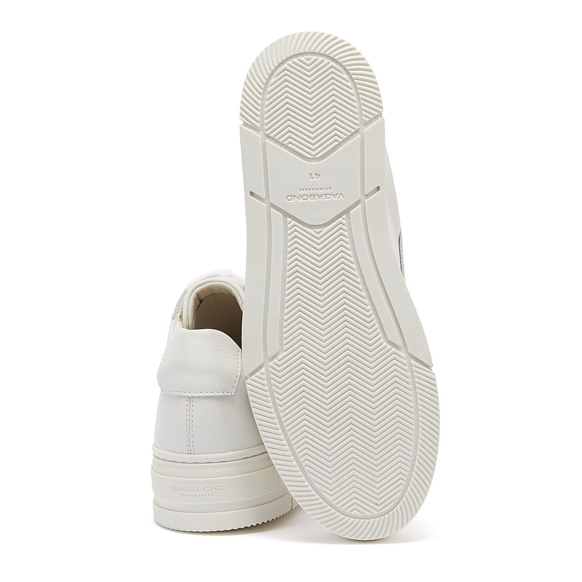 Vagabond Judy Leather Womens White Trainers