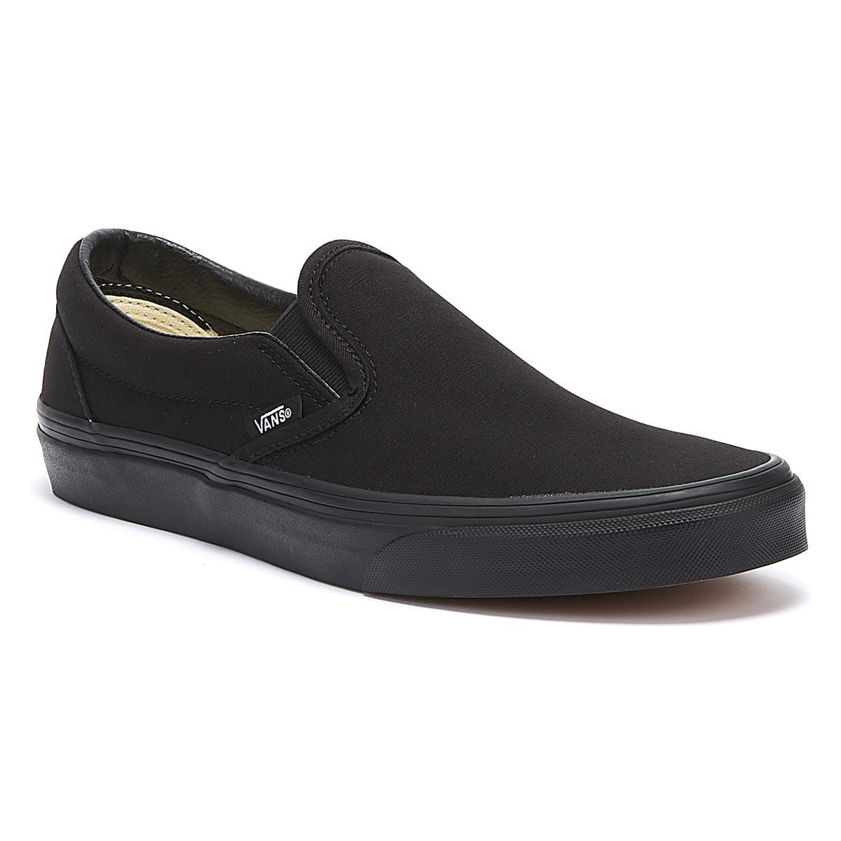 Vans Classic Slip On Baskets en toile noire pour homme