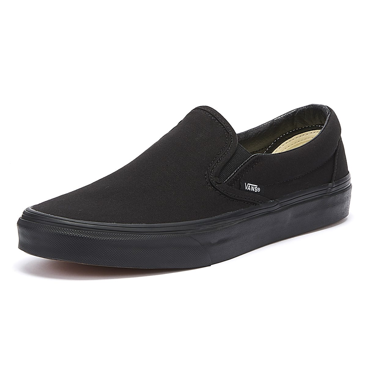 Vans Classic Slip On Baskets en toile noire pour homme