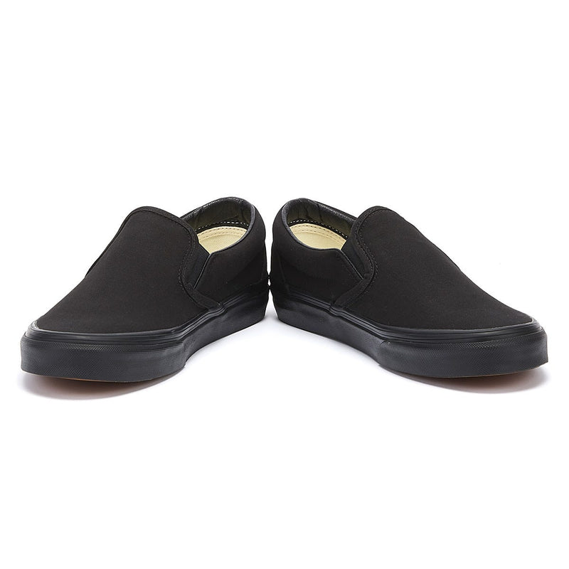 Vans Classic Slip on Baskets en toile noire pour femme
