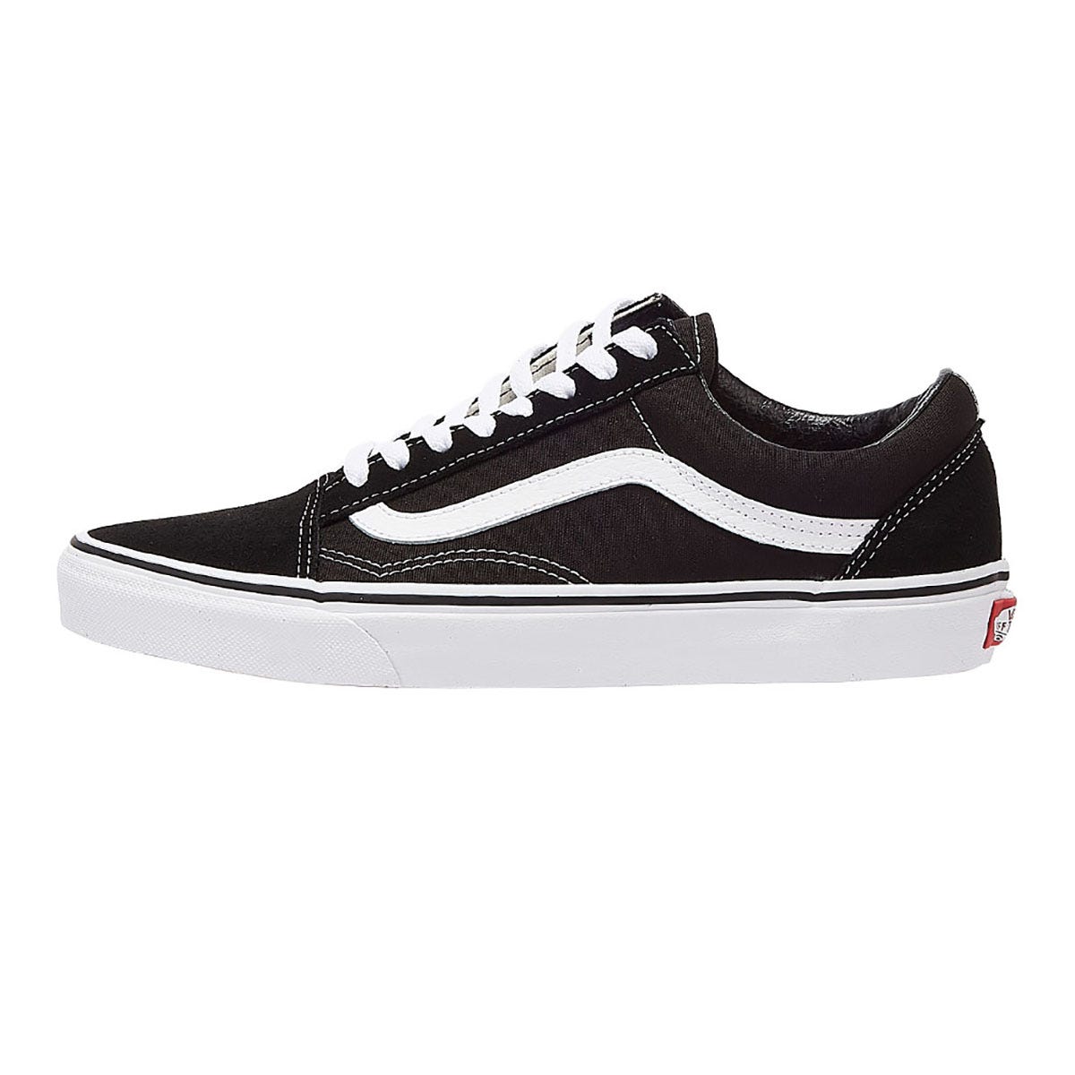 Vans Old Skool Femmes Noir / Blanc Baskets En Toile