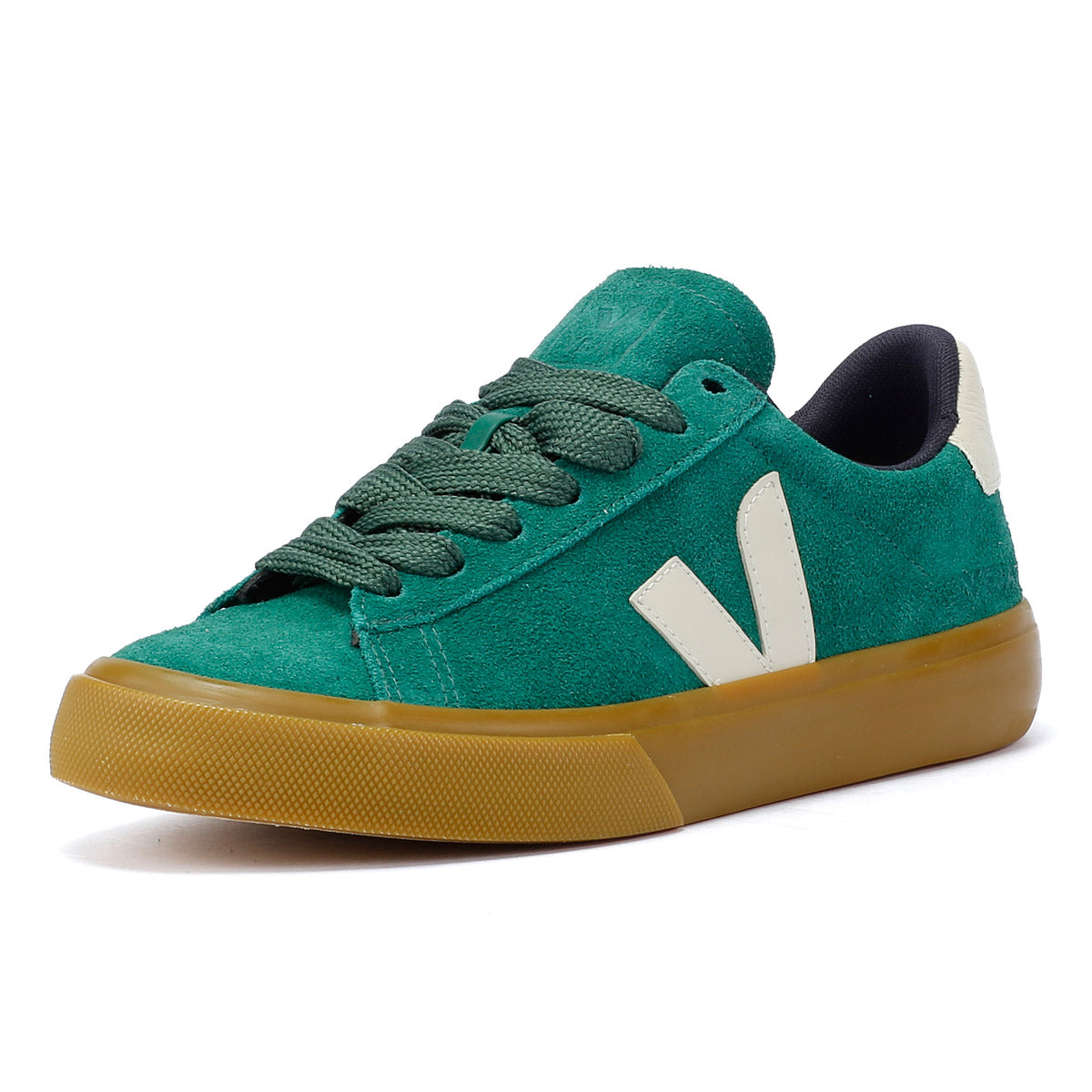 Veja Campo Baskets en daim vert pour femme