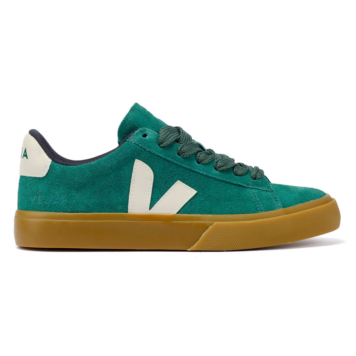 Veja Campo Baskets en daim vert pour femme
