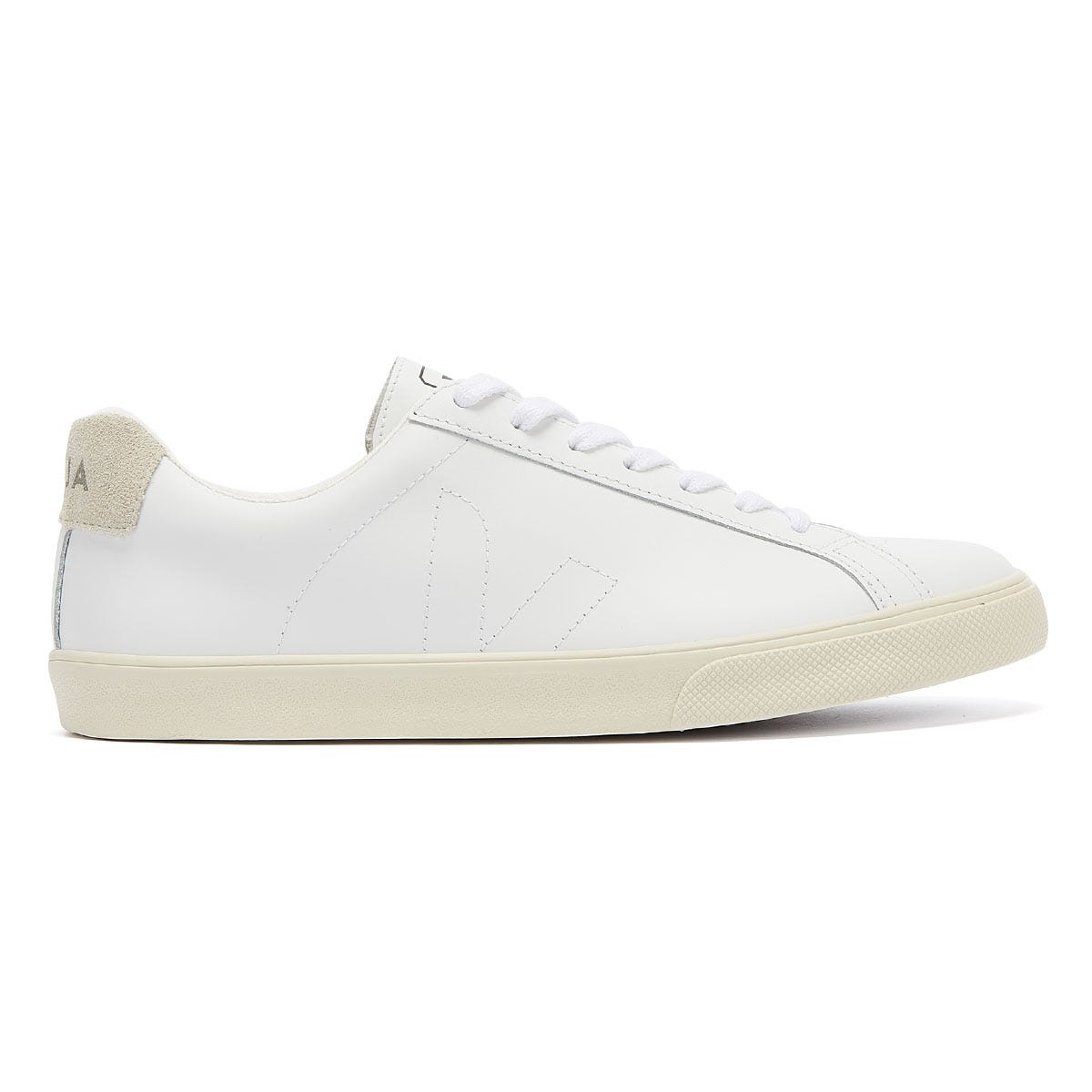Veja Esplar Cuir Baskets Extra Blanches Pour Femme