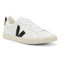 Veja Esplar Leather Baskets blanches / noires pour femmes