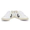 Veja Esplar Leather Baskets blanches / noires pour femmes