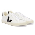 Veja Esplar Leather Baskets blanches / noires pour femmes