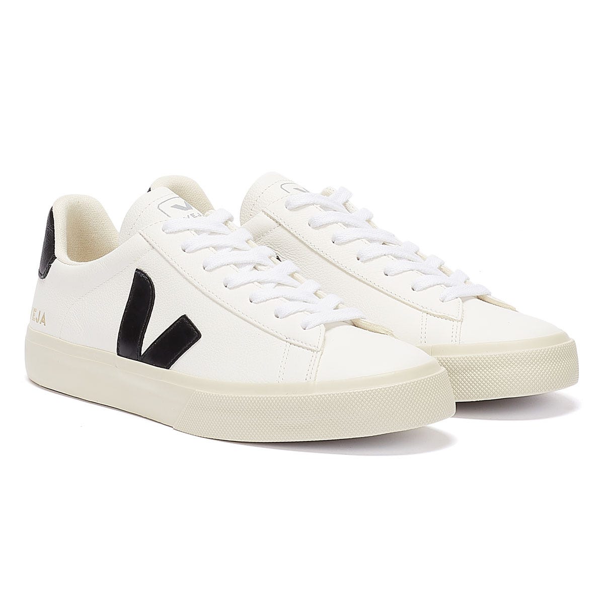 Veja Campo Baskets blanches / noir pour femmes