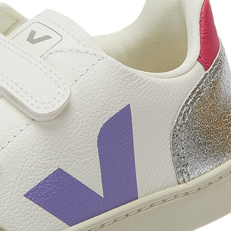 Veja V-12 Junior Extra White / Multico / Silver Trainers