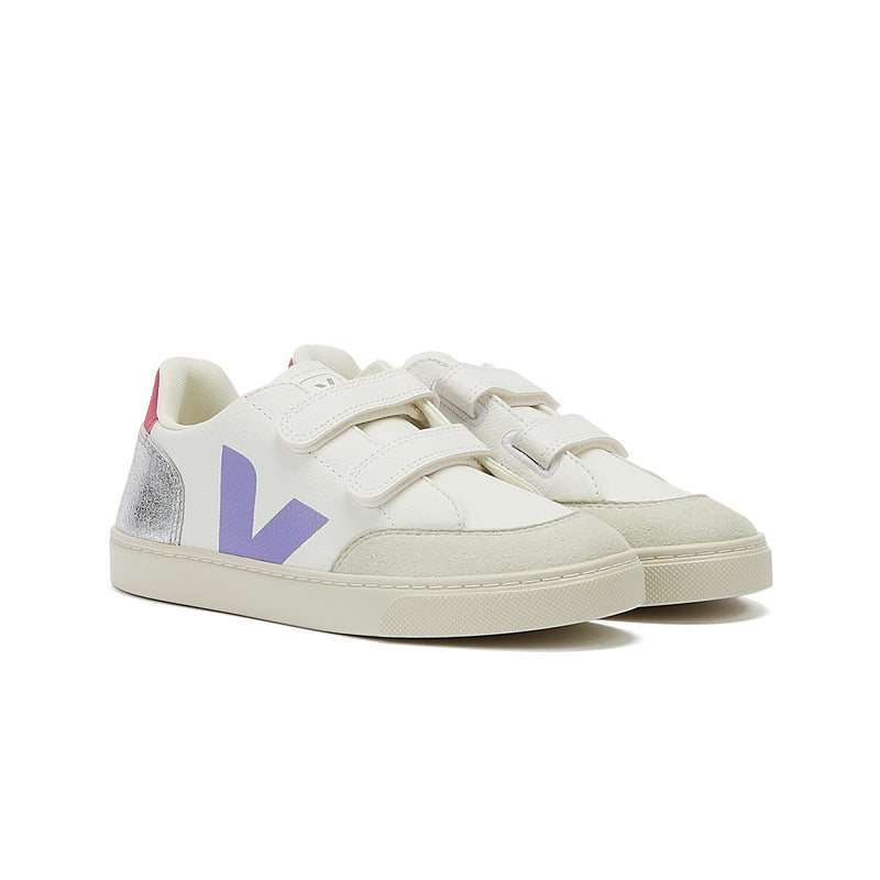 Veja V-12 Junior Extra White / Multico / Silver Trainers