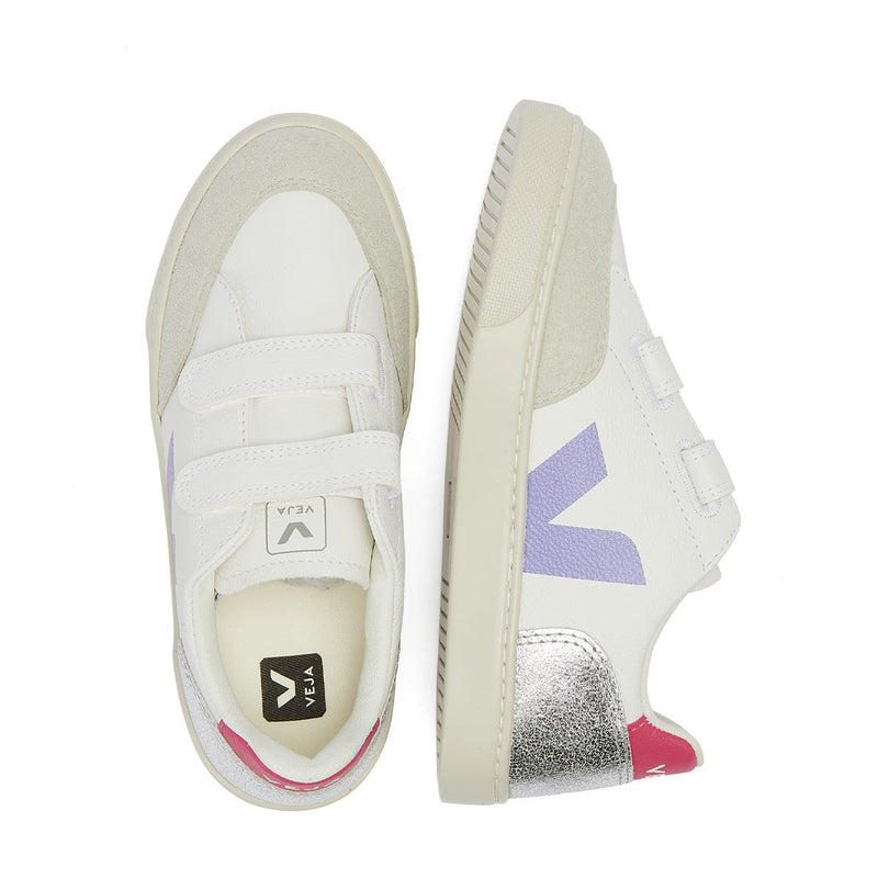 Veja V-12 Junior Extra White / Multico / Silver Trainers