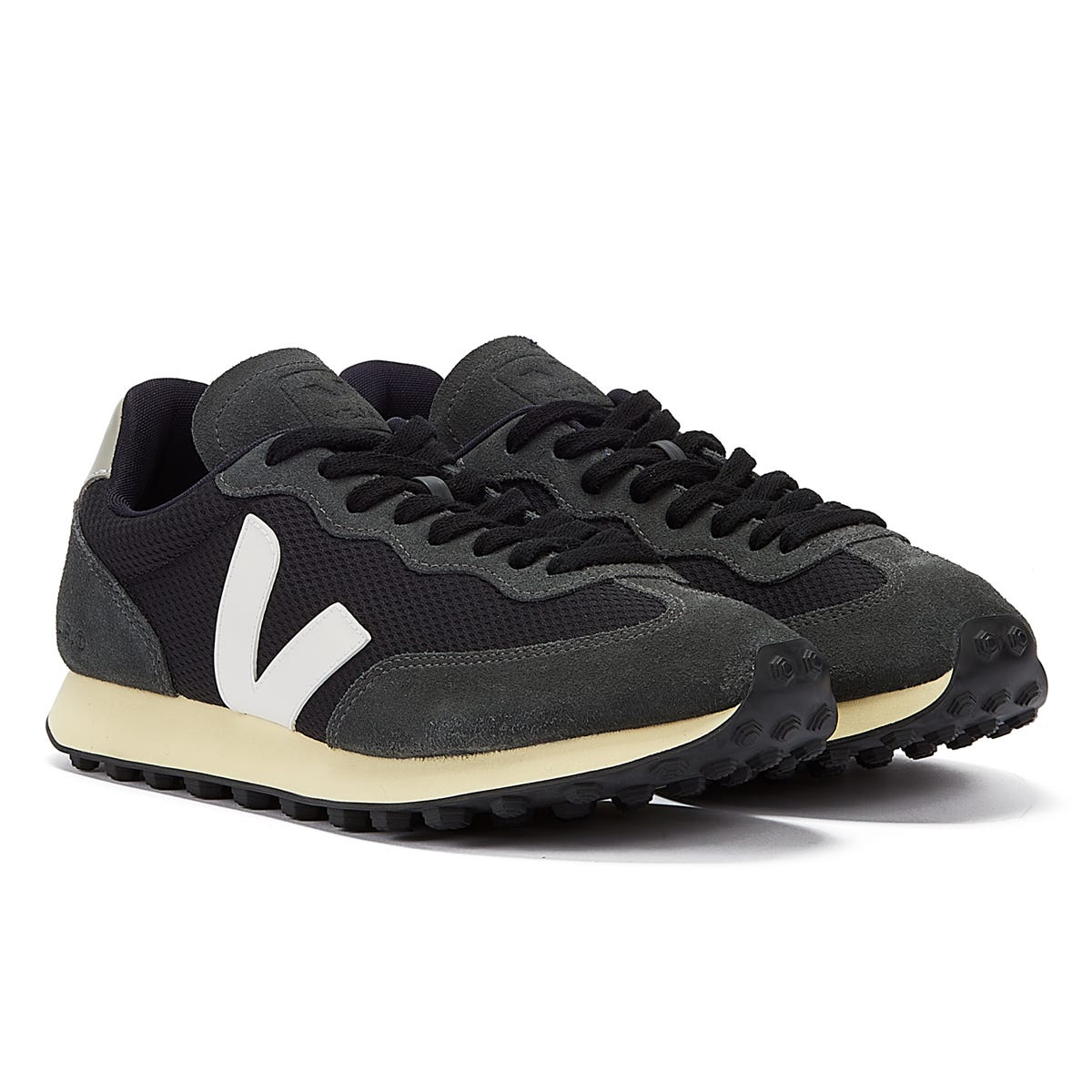 Veja Rio Branco Baskets Alveomesh Homme Noir/Blanc Gris