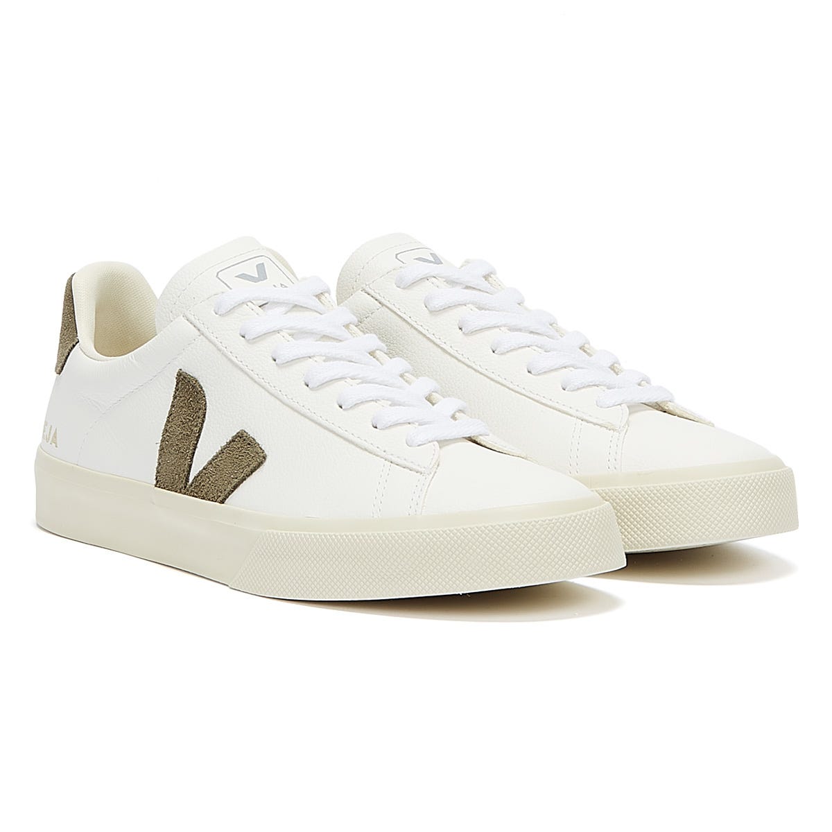 Veja Campo Homme Extra Blanc / Kaki Sneakers