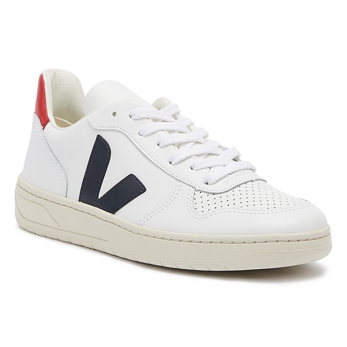 Veja V-10 Baskets Extra Blanc / Nautico Pekin pour Femmes