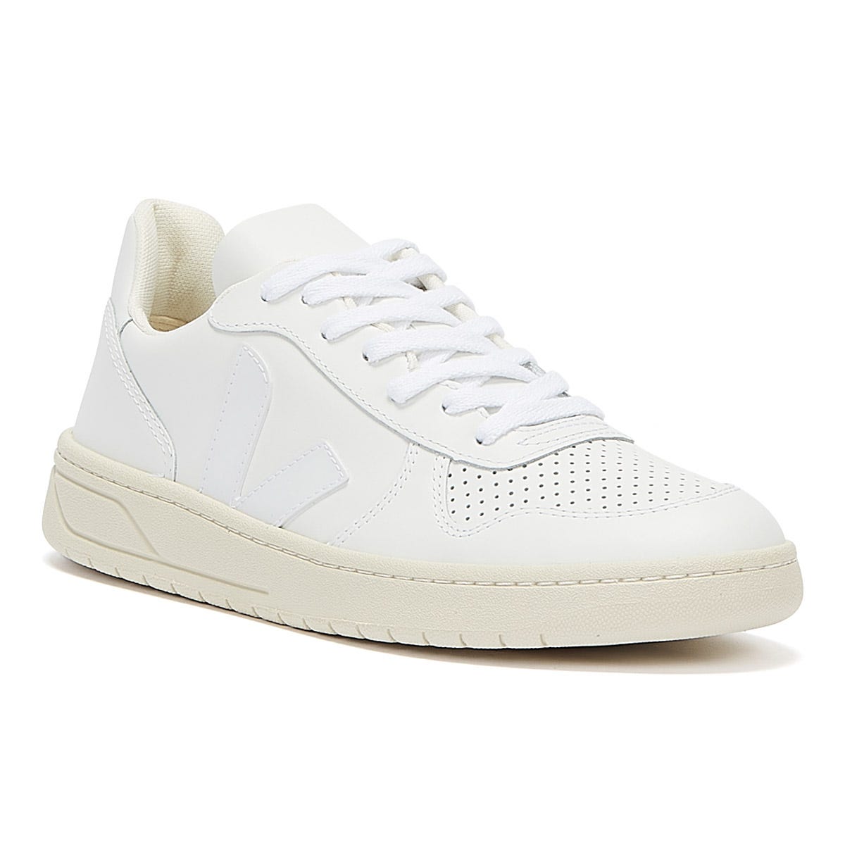 Veja V-10 Mens Extra White / White Trainers