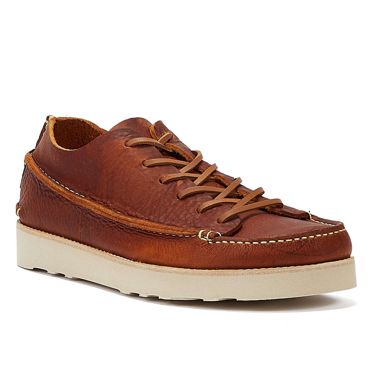 Yogi Finn III Chaussures en cuir châtain pour hommes
