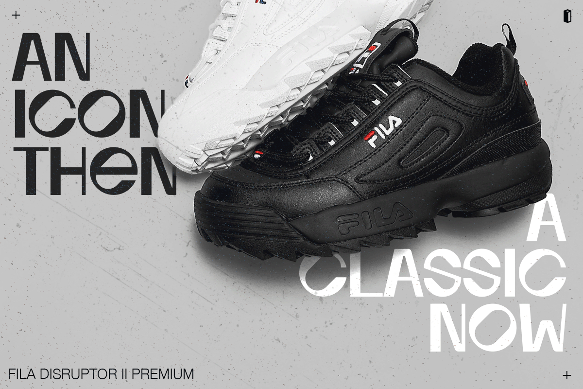 Fila disruptor 2 different colors hot sale