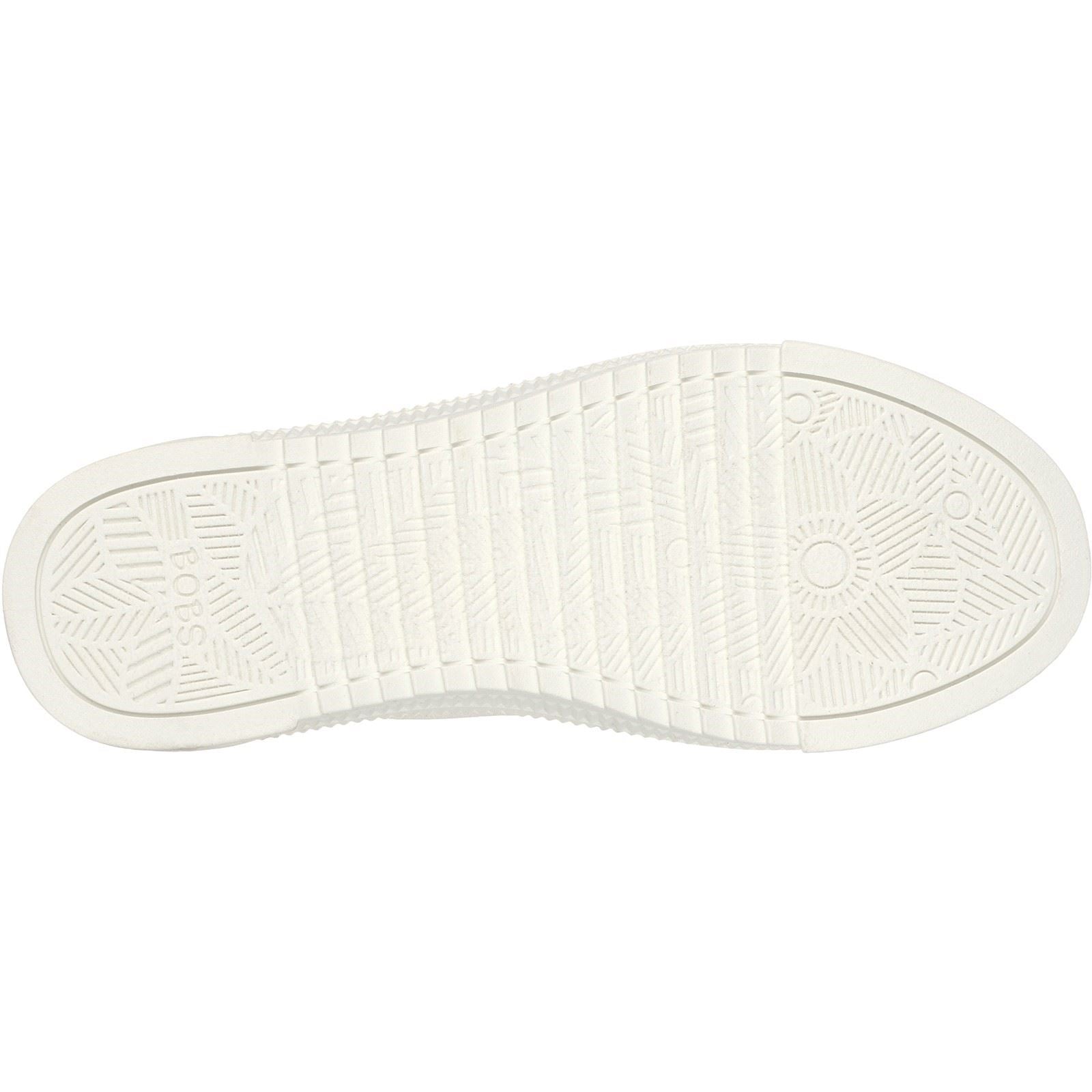 Skechers BOBS Copa Chaussures De Sport Pour Femmes En Toile Blanc Cassé