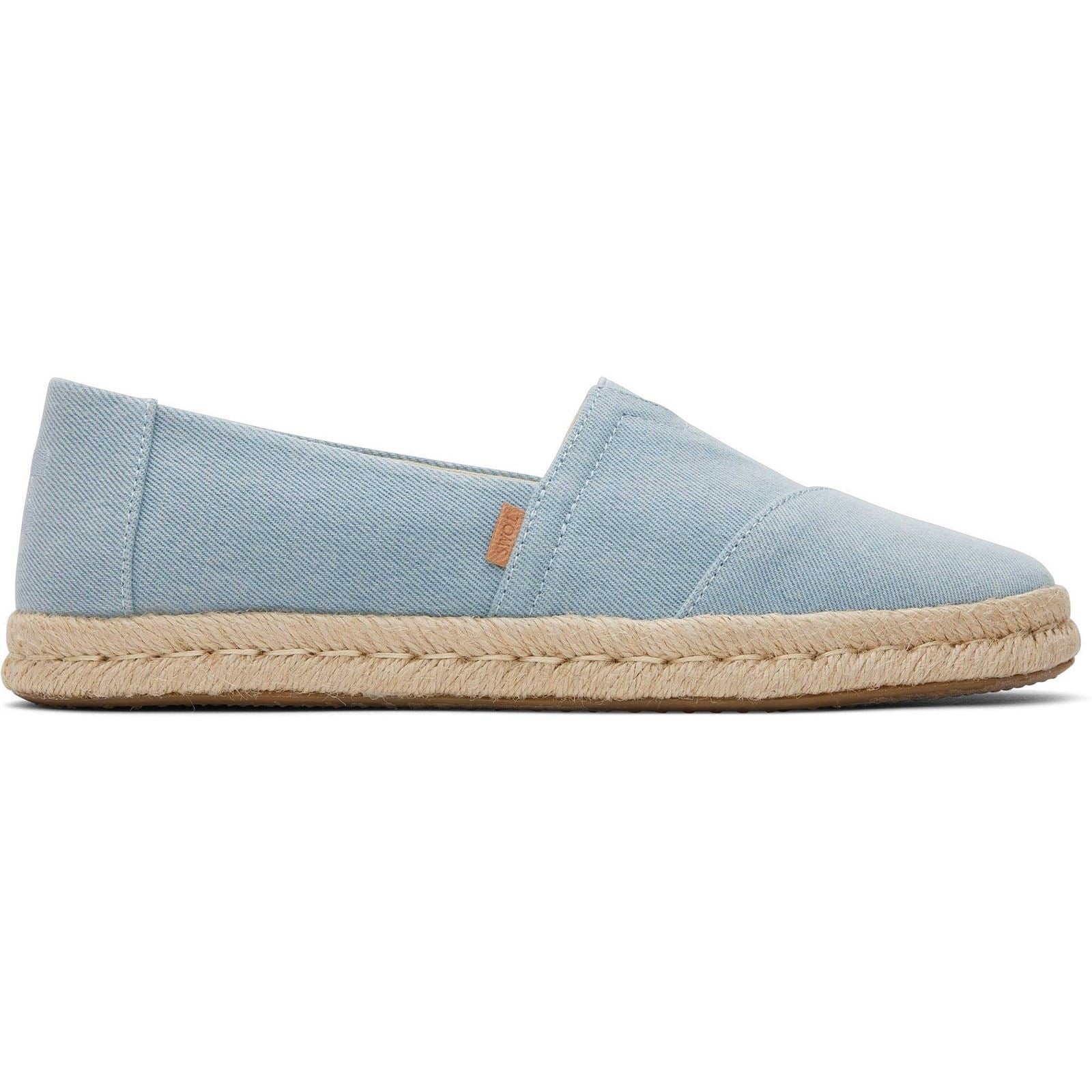 TOMS Alpargata Rope 2.0 Espadrilles Légères Bleu Clair Pour Femmes