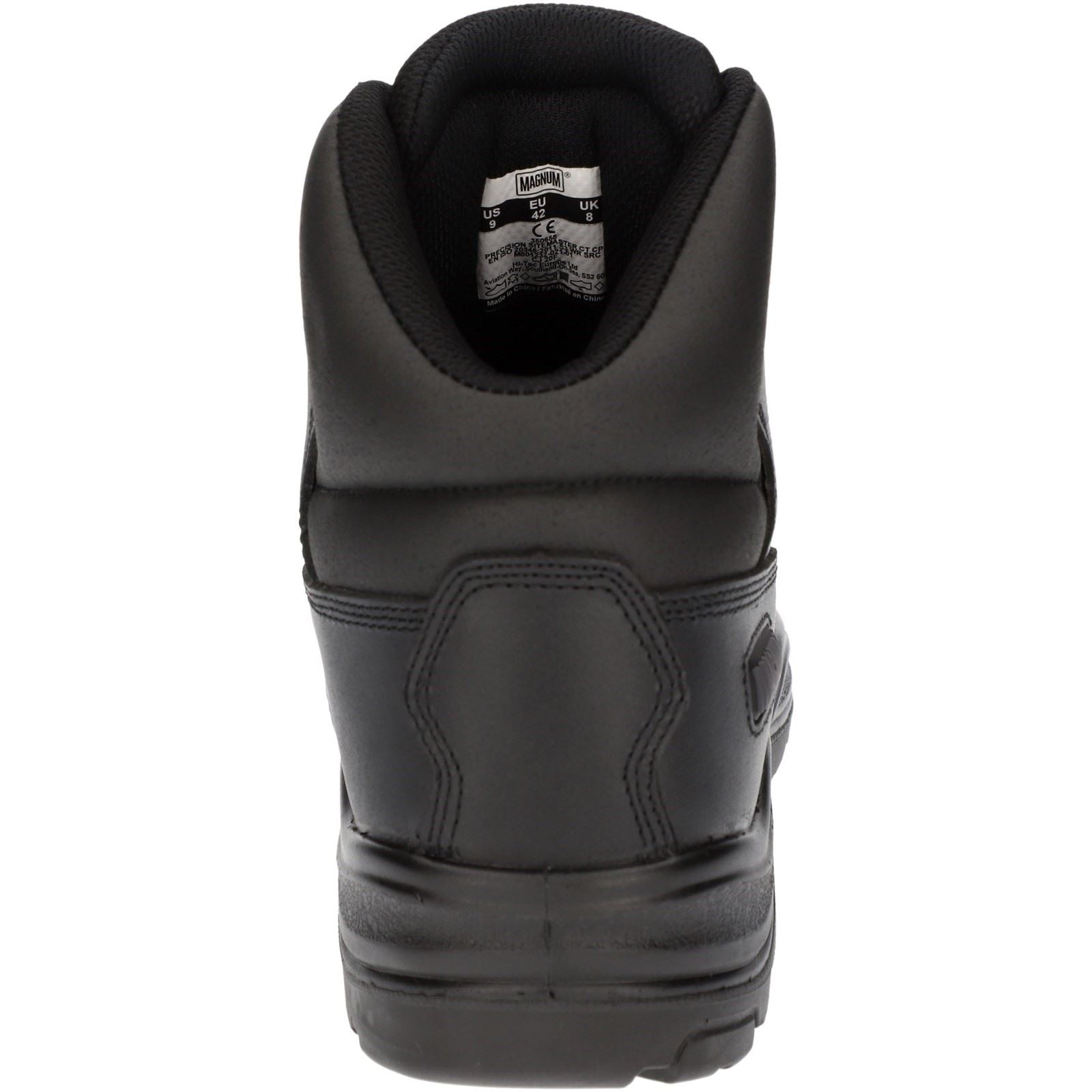 Magnum  Bottes De Sécurité En Cuir Noir Precision Sitemaster