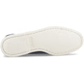 Sperry Authentic 2 Eye Chaussures Bateau Pour Hommes En Cuir Bleu Foncé