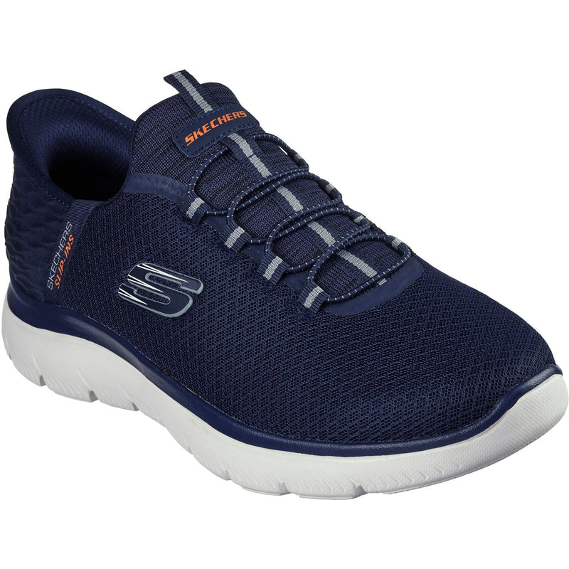 Skechers Summits - High Range Baskets En Polyester Pour Homme, Couleur Marine