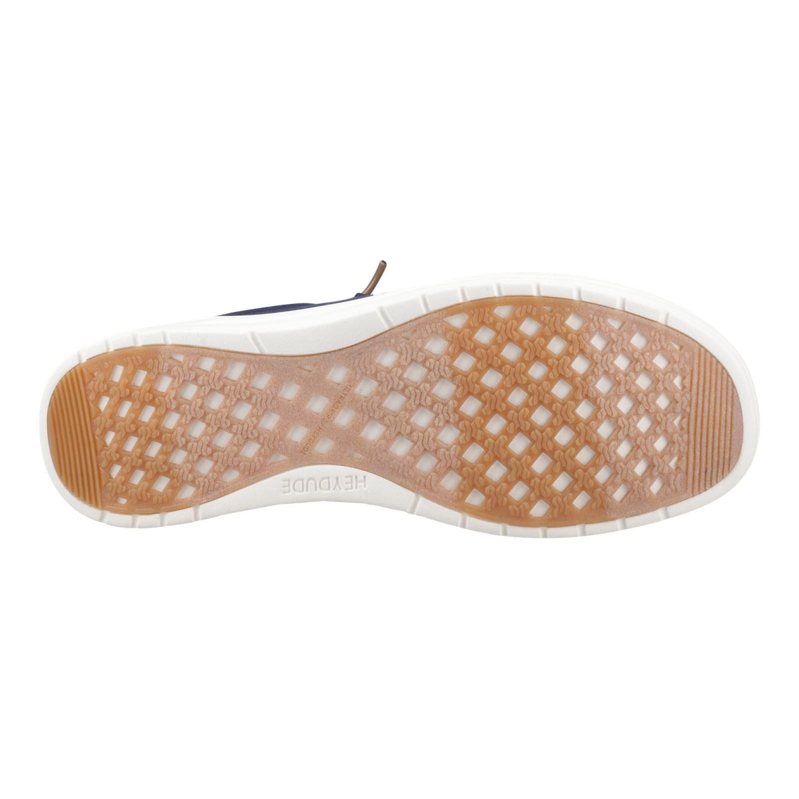 HEYDUDE Paul Canvas Chaussures Mocassins En Velours Homme Bleu Marine
