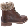 Hush Puppies Effie Bottes Marron En Fausse Fourrure Pour Femme