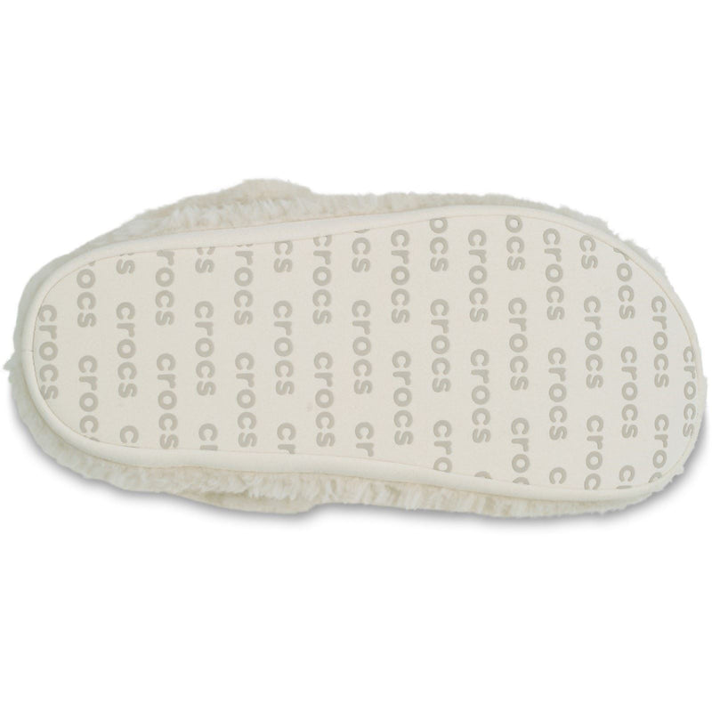 Crocs Classic Cozzzy Chaussons En Stucco Pour Femmes En Polyester
