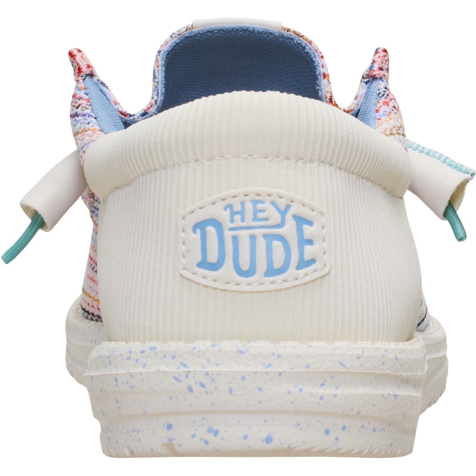 HEYDUDE Wally Funk Multi Mesh Mocassins Pour Hommes En Polyester Égrets/Multi