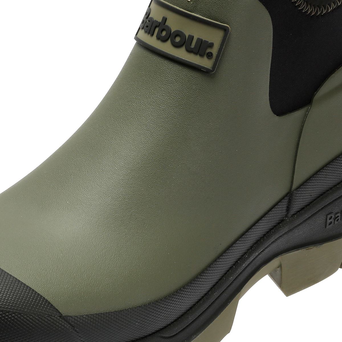 Barbour Ridge Bottes De Wellies Vertes En Caoutchouc Pour Hommes