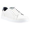 Hush Puppies Madden Baskets Blanches En Cuir Pour Hommes