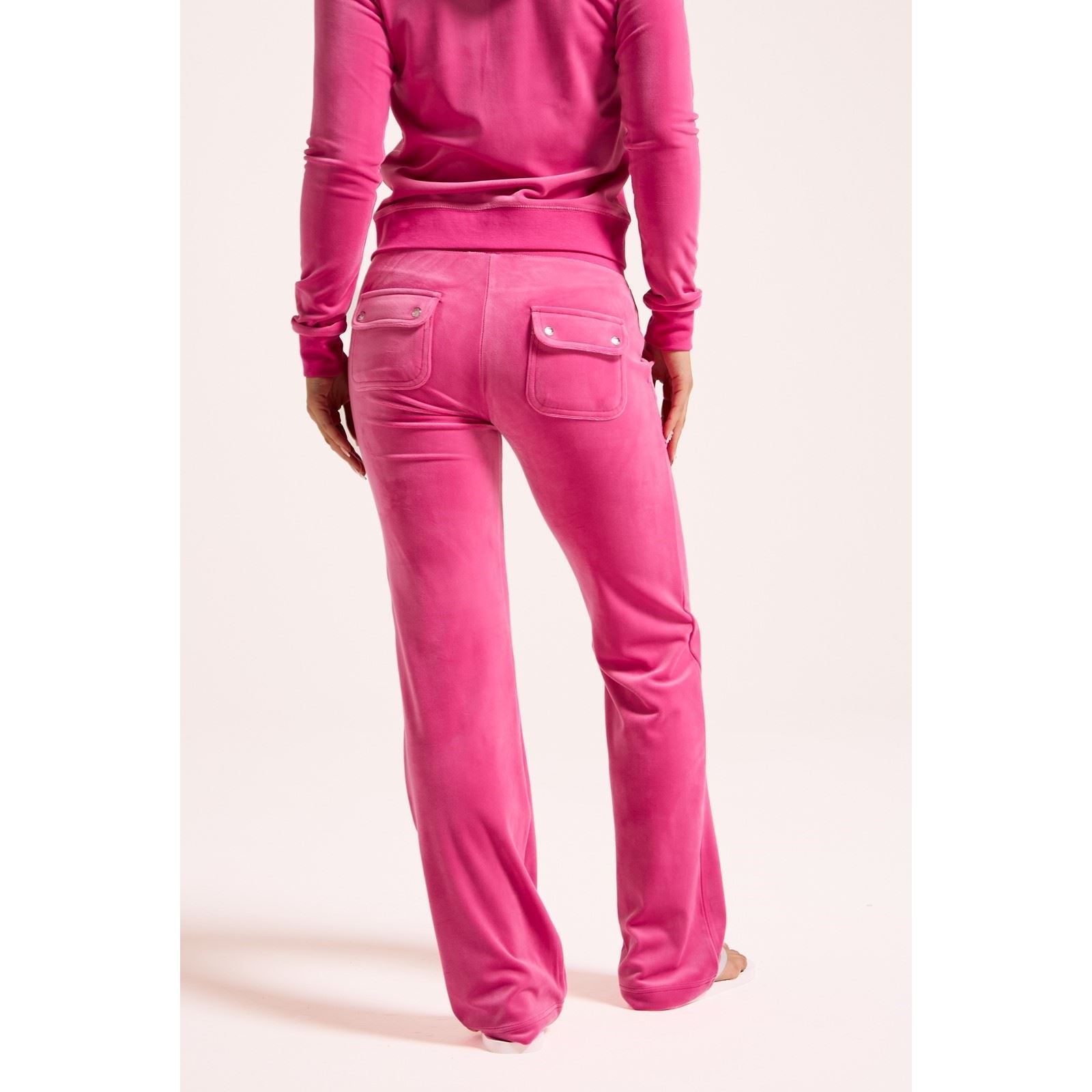 Juicy Couture Del Ray Pant Joggers Pour Femmes En Polyester Rose Vif