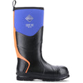 Muck Boots Chore Max S5 Bottes En Caoutchouc Bleu/orange Wellington