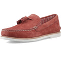 Sperry Authentic Original Chaussures Mocassins En Cuir Rouge Pour Homme