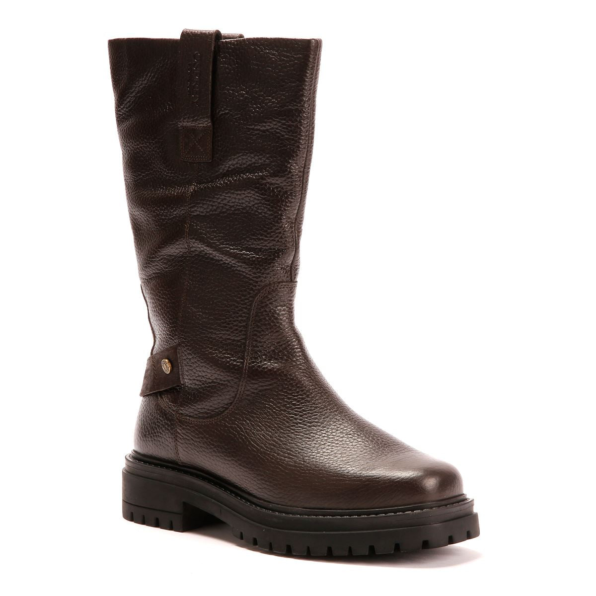 Osprey London The Gabarron Bottes En Cuir Pour Femmes Marron