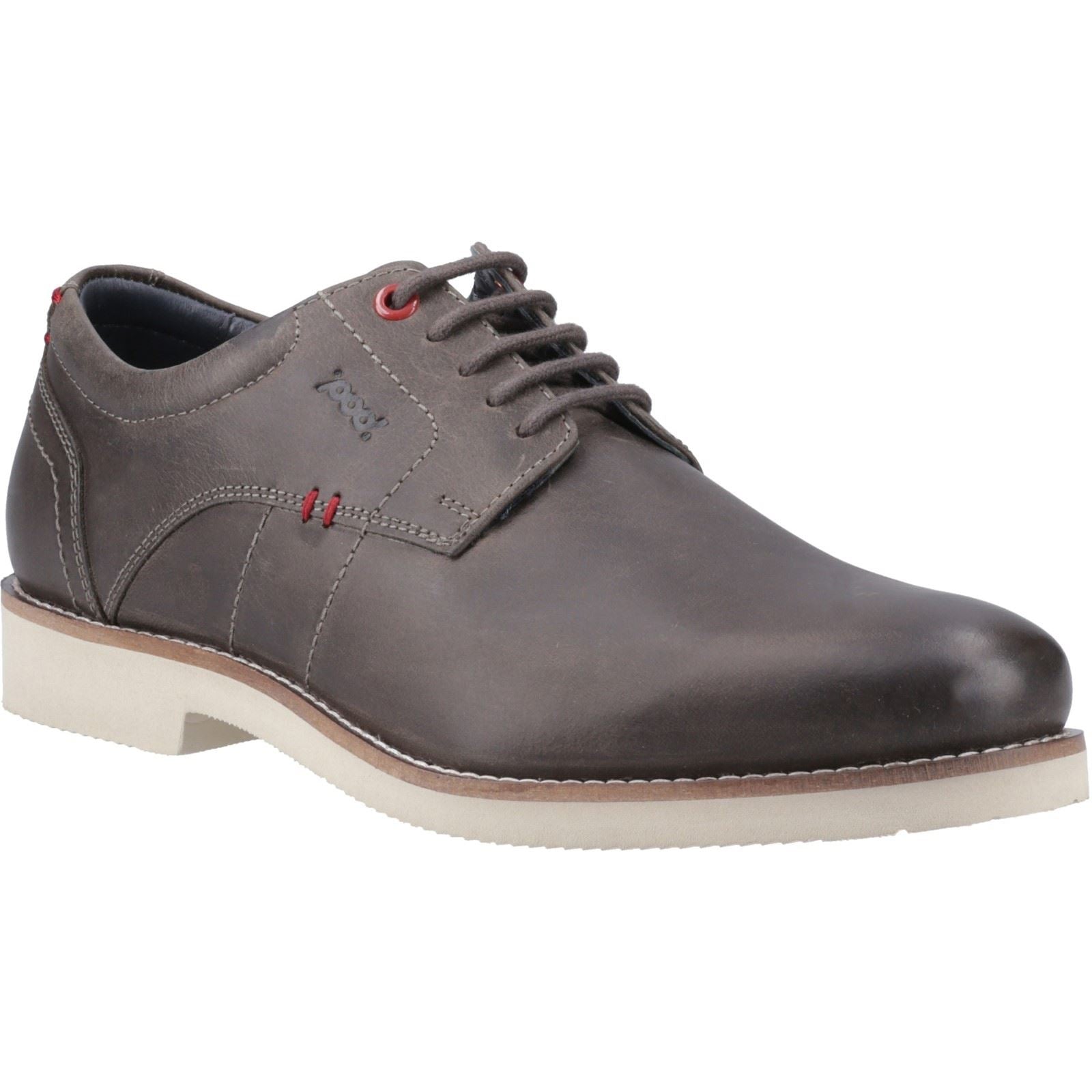 Pod Hampton Chaussures À Lacets Pour Hommes En Cuir Grises