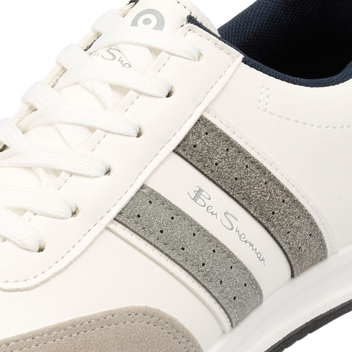 Ben Sherman Sokka Chaussures De Sport Blanches Pour Hommes