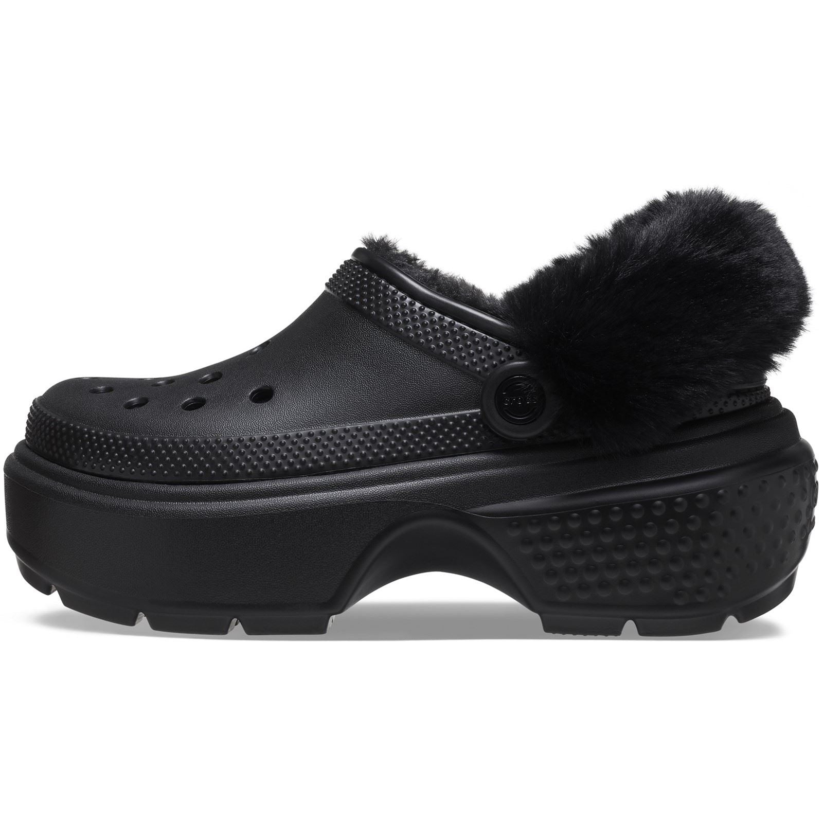 Crocs Stomp Lined Les sabots noirs pour femmes Eva