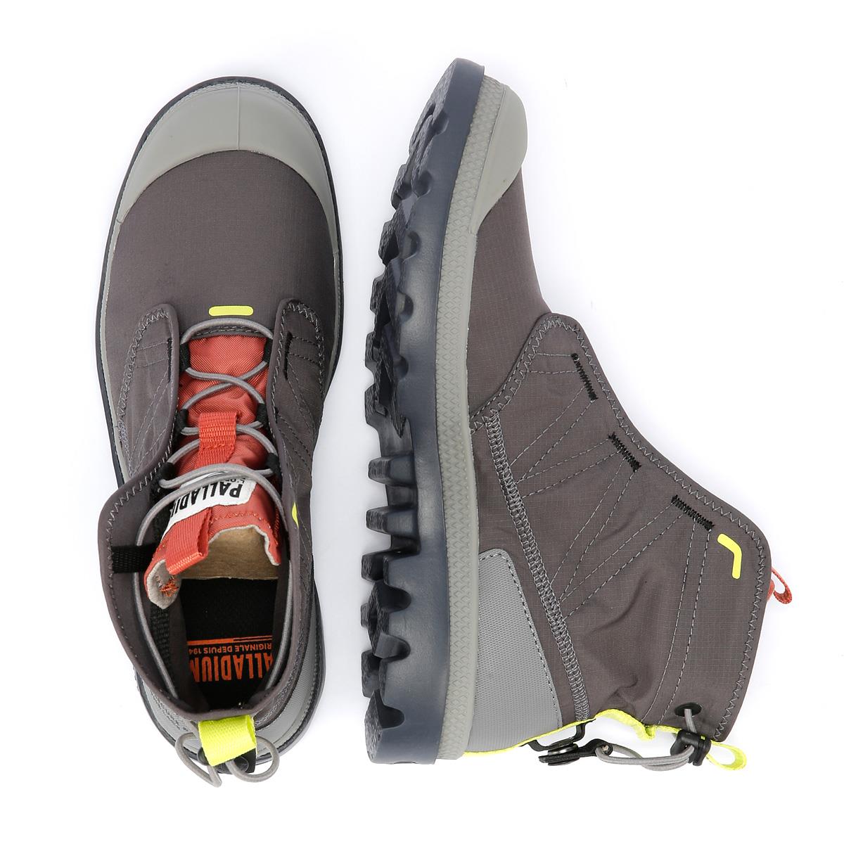 Palladium Pampa Travel Lite Bottes En Nylon Pour Homme, Couleur Asphalte