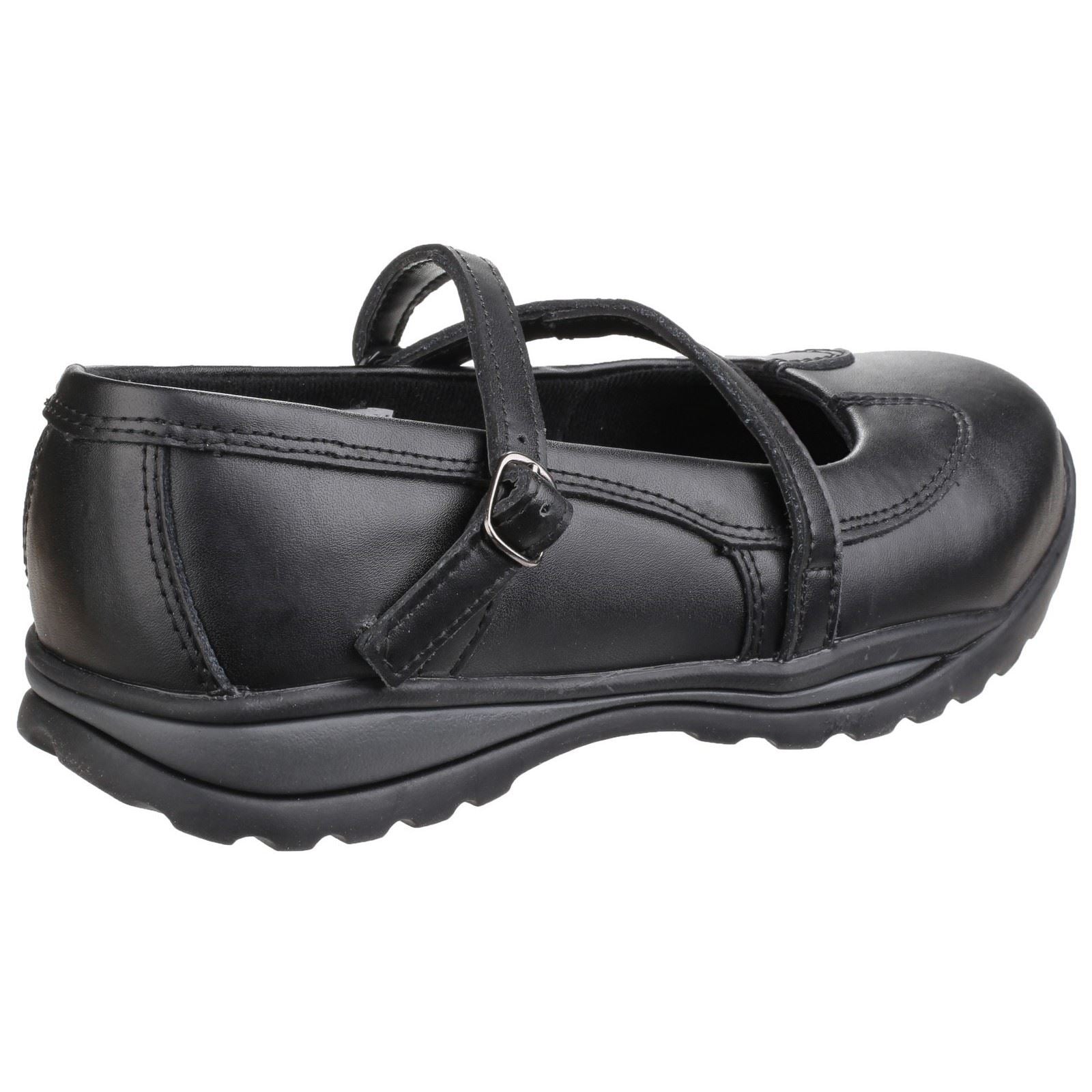 Amblers Safety  Chaussures De Sécurité Noires En Cuir Pour Femmes Fs55