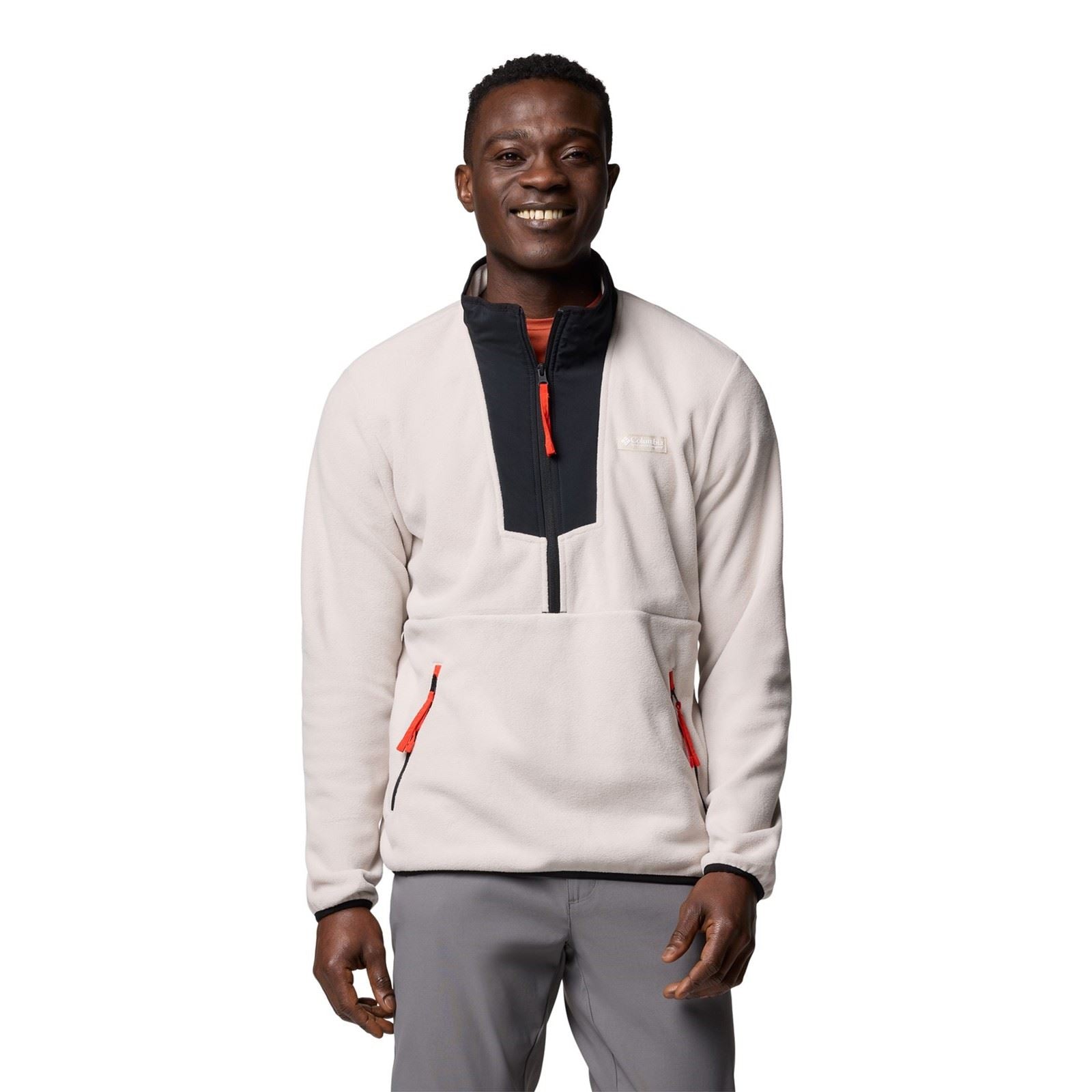 Columbia Sequoia Grove Half Zip Fleece Pulls À Col Zippé Marron En Polyester Pour Homme