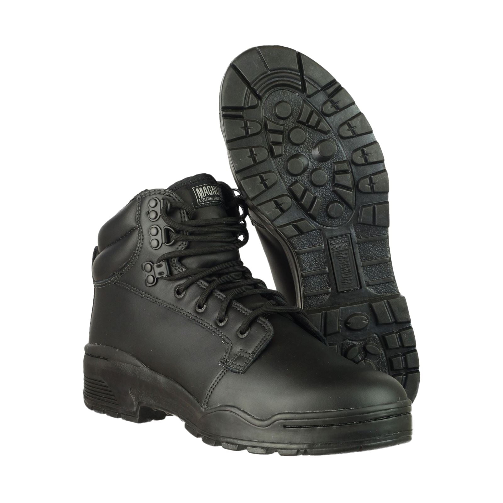 Magnum Bottes De Sécurité Noires En Cuir Patrol Cen