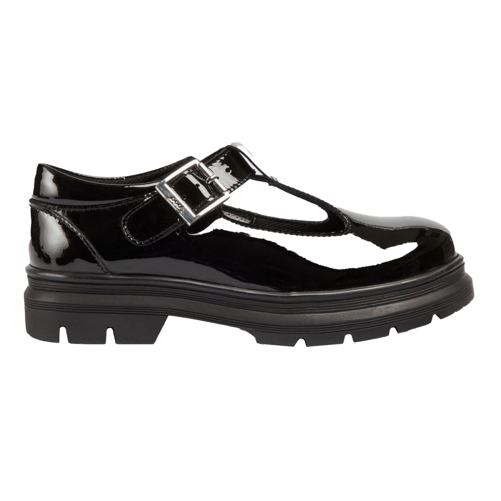 Pod Emilie Chaussures Pour Filles En Simili Cuir Noir Verni