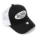 Von Dutch Trucker Boston Casquettes Noires/Blanches En Coton