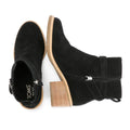 TOMS Hailey Buckle Bottes Noires Pour Femmes En Suède