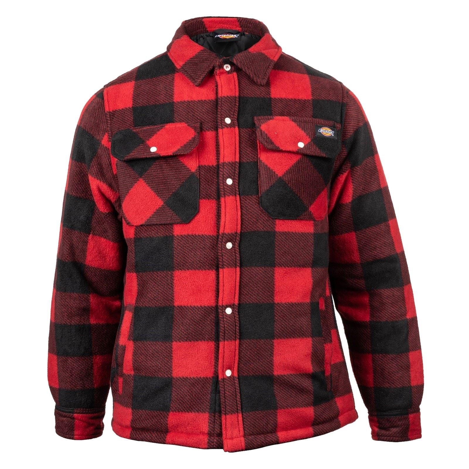 Dickies Portland Chemise Décontractée Rouge En Polyester Pour Homme