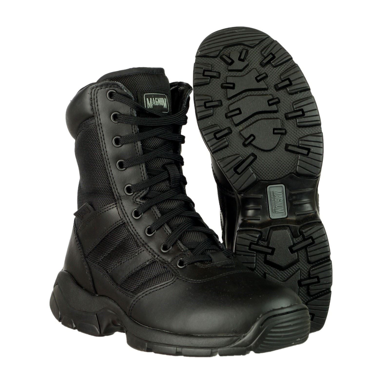 Magnum  Bottes De Sécurité Noires En Cuir/Nylon À Fermeture Éclair Latérale Panther 8.0