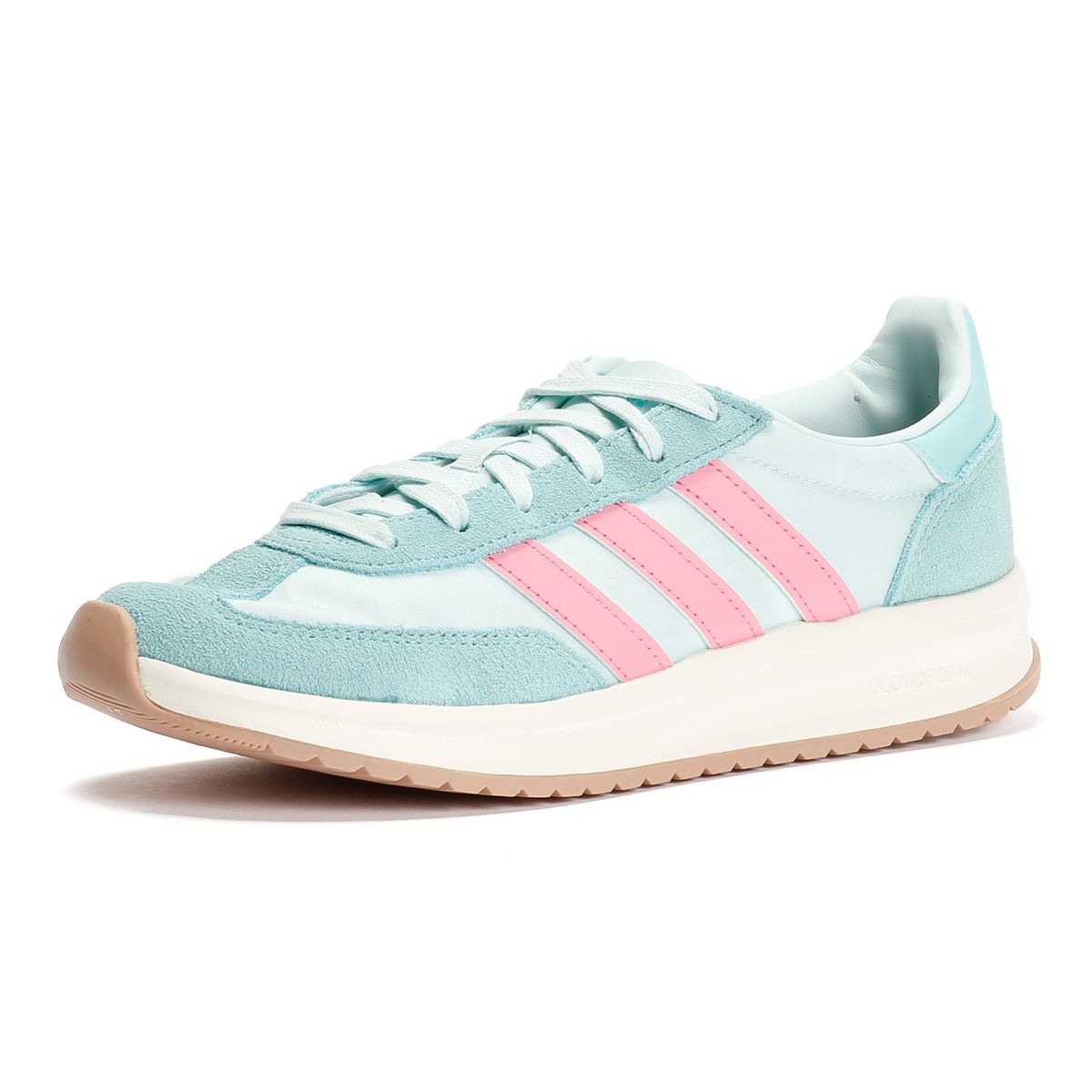 Adidas Run 70s 2.0 Baskets Bleues En Cuir Pour Femmes
